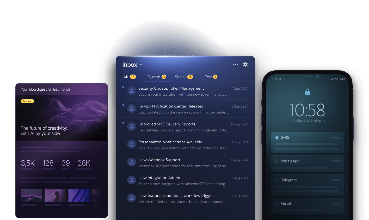 PulseInbox dashboard preview